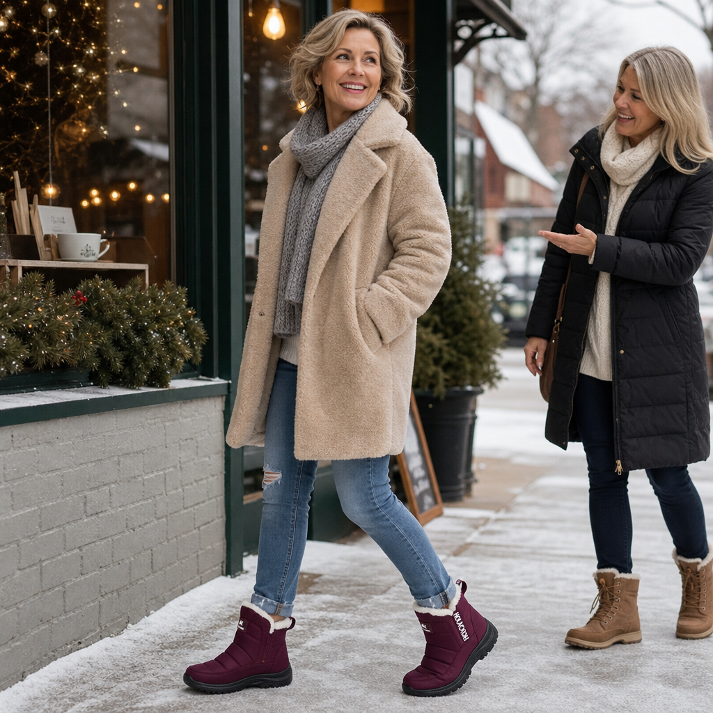 Freya | Women's Winter Snow Boots | Fleece-Lined · Eltrendio