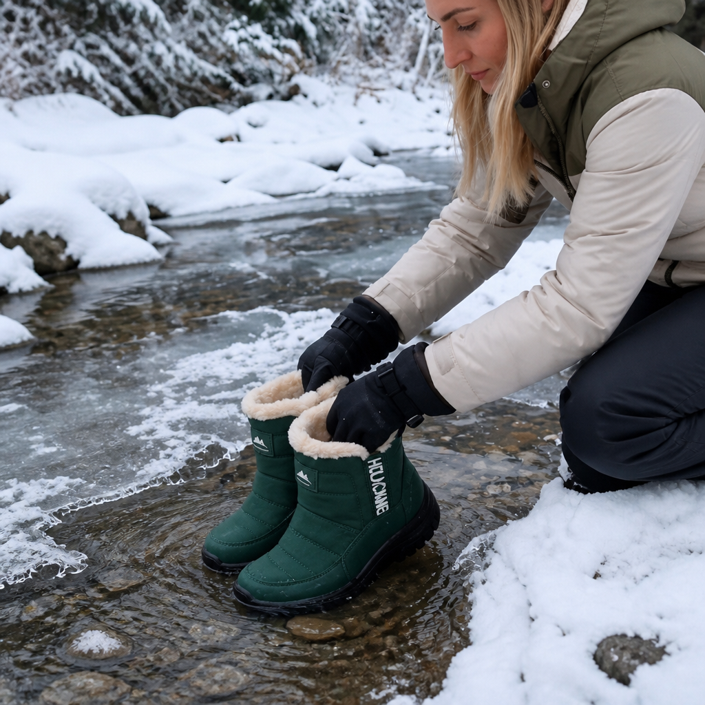 Freya | Women's Winter Snow Boots | Fleece-Lined · Eltrendio