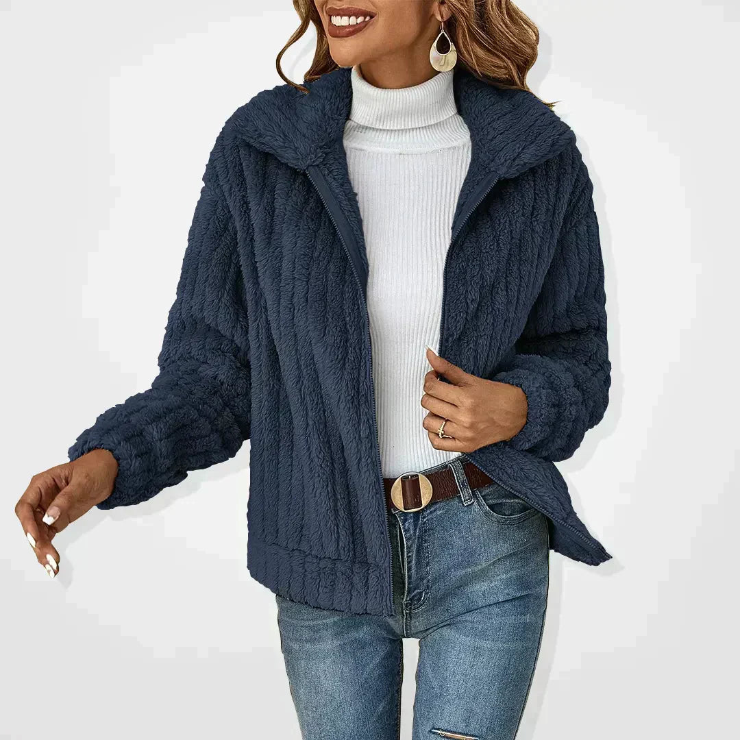 Freya | Women's Zip-Up Jacket | Fleece · Eltrendio