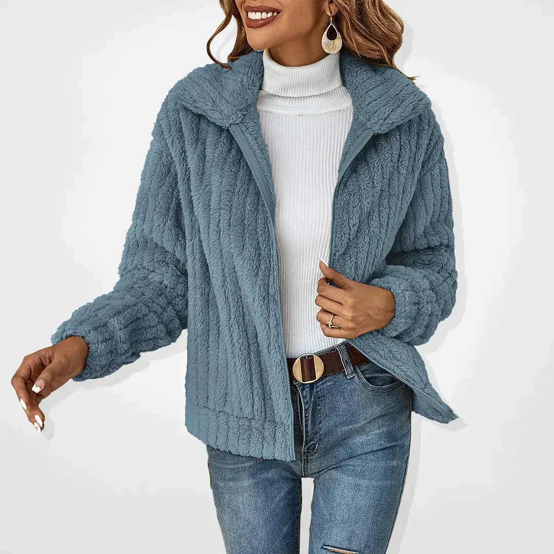 Freya | Women's Zip-Up Jacket | Fleece · Eltrendio