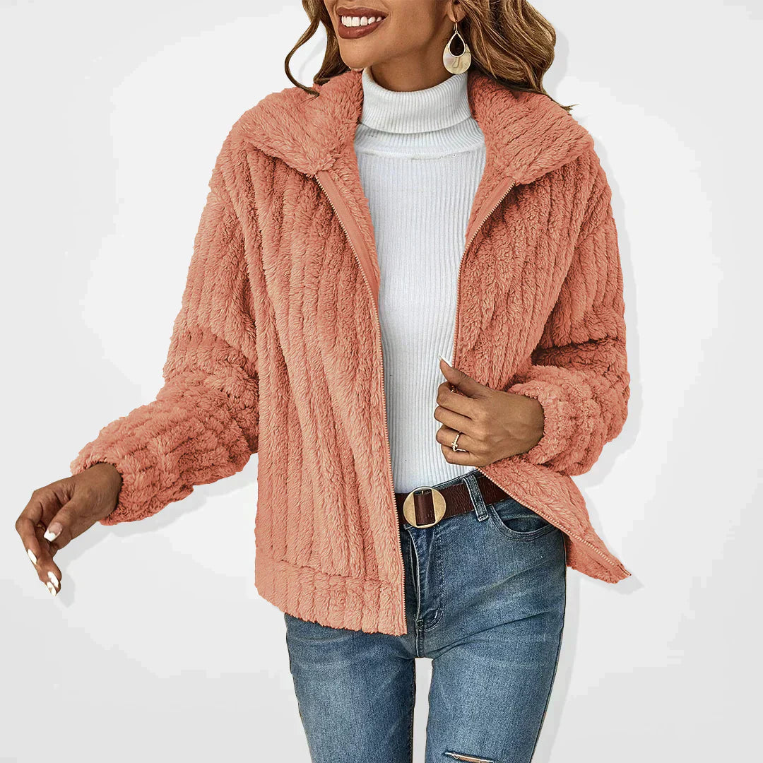 Freya | Women's Zip-Up Jacket | Fleece · Eltrendio