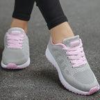 Grace | Women's Lace-Up Trainers | Mesh Knit · Eltrendio