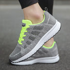 Grace | Women's Lace-Up Trainers | Mesh Knit · Eltrendio