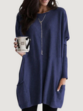 Hannah | Women's Long Sleeve Tunic Top | Pocket Detail · Eltrendio