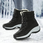 Harper | Women's Lace-Up Snow Boots | Fur Trim · Eltrendio