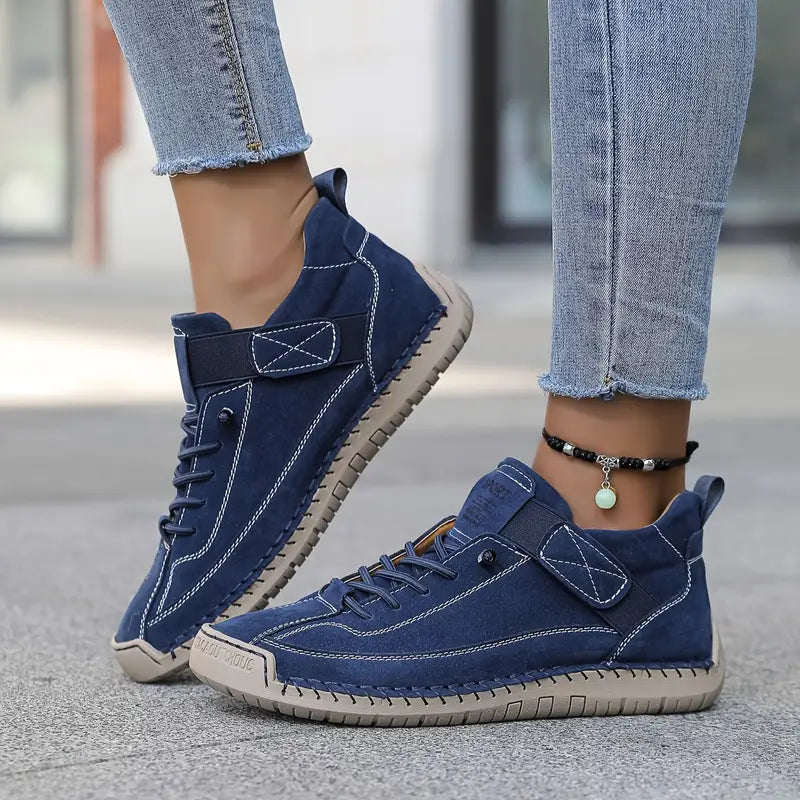 Harper | Women's Lace-Up Trainers | Stitched Sole · Eltrendio