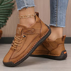 Harper | Women's Lace-Up Trainers | Stitched Sole · Eltrendio