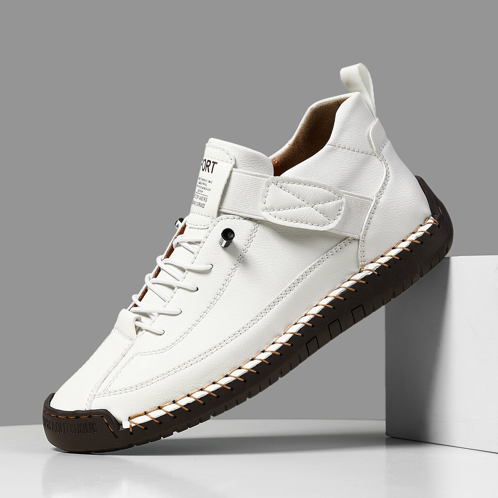 Harper | Women's Lace-Up Trainers | Stitched Sole · Eltrendio