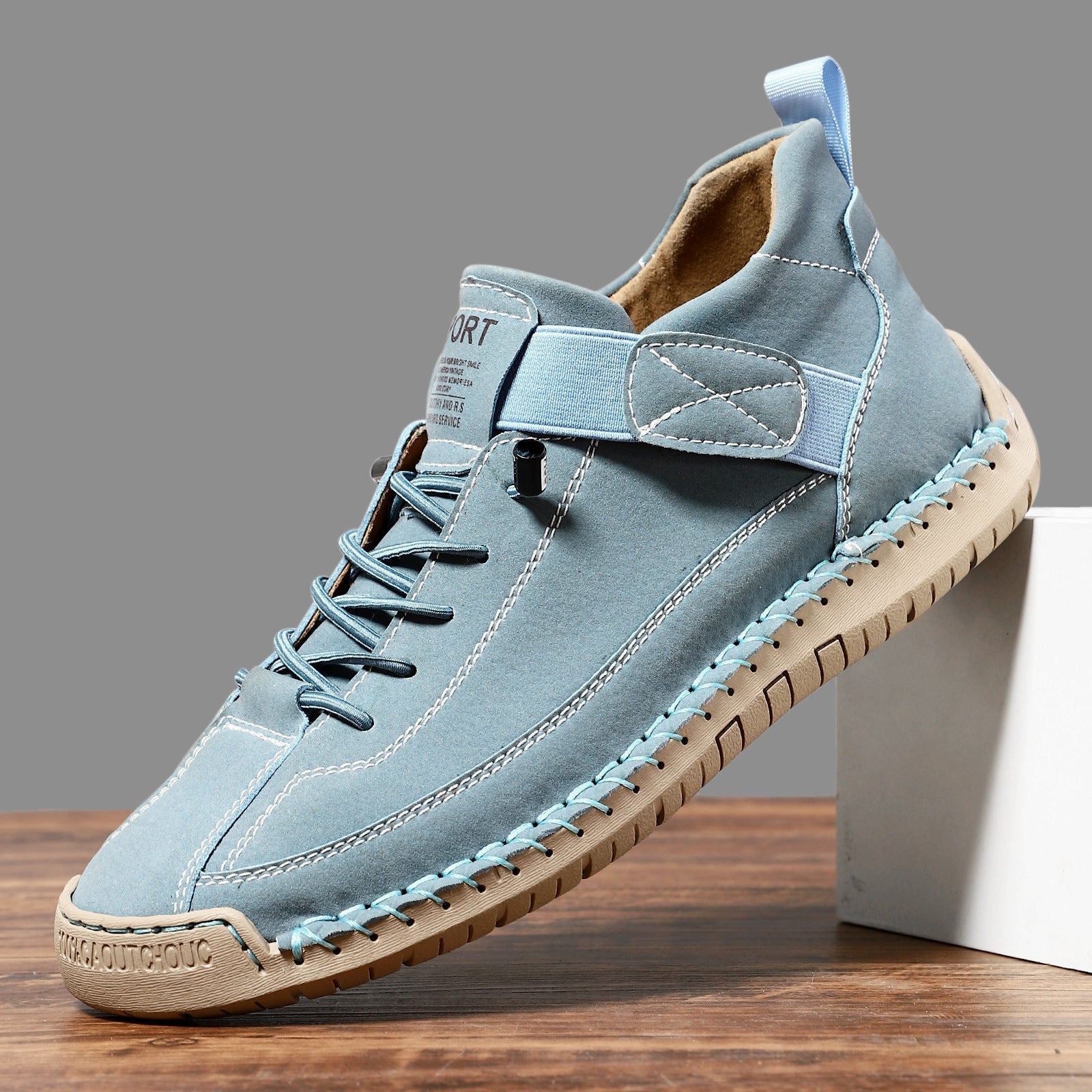 Harper | Women's Lace-Up Trainers | Stitched Sole · Eltrendio