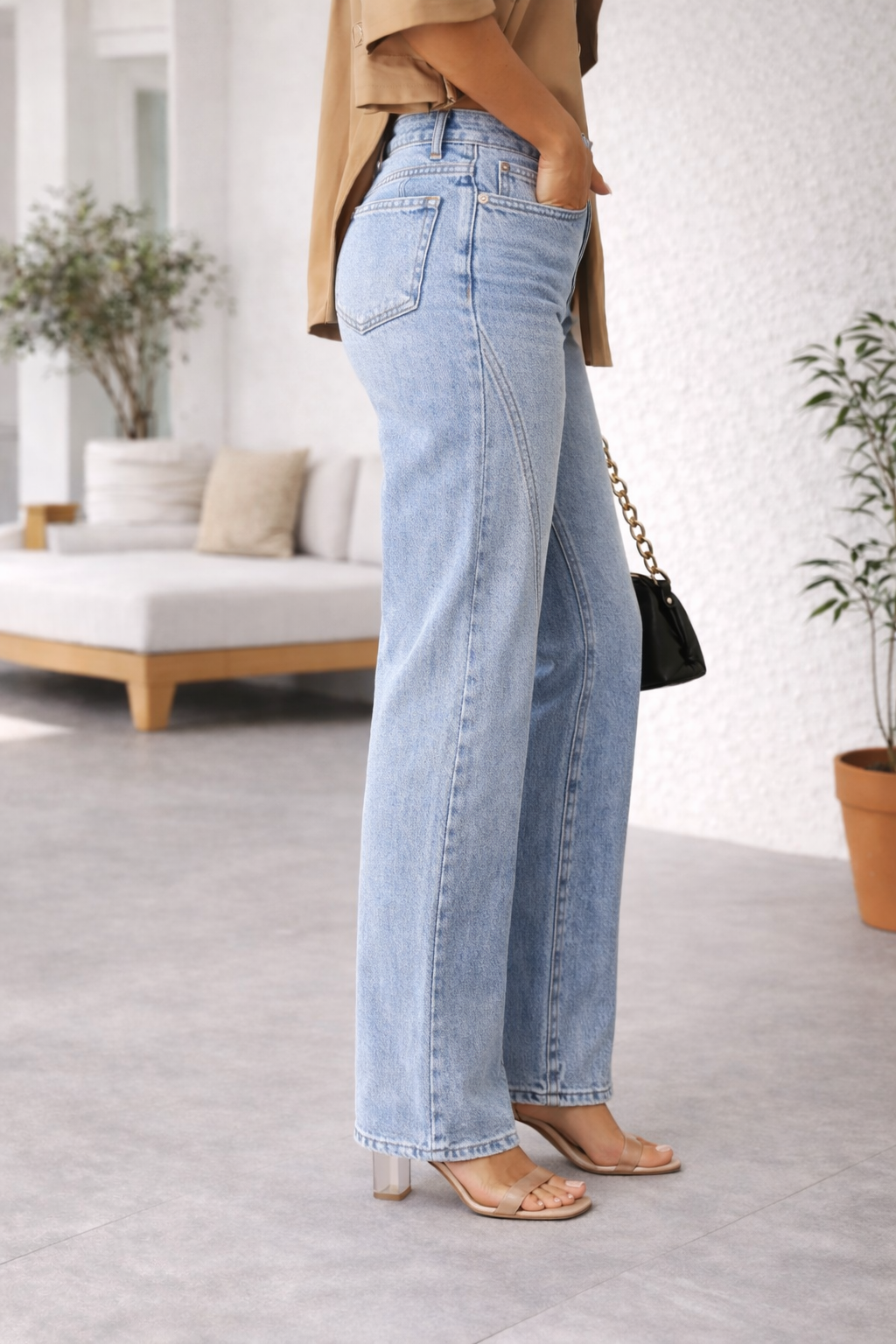 Harper | Women's Straight-Leg Jeans | High Waist · Eltrendio