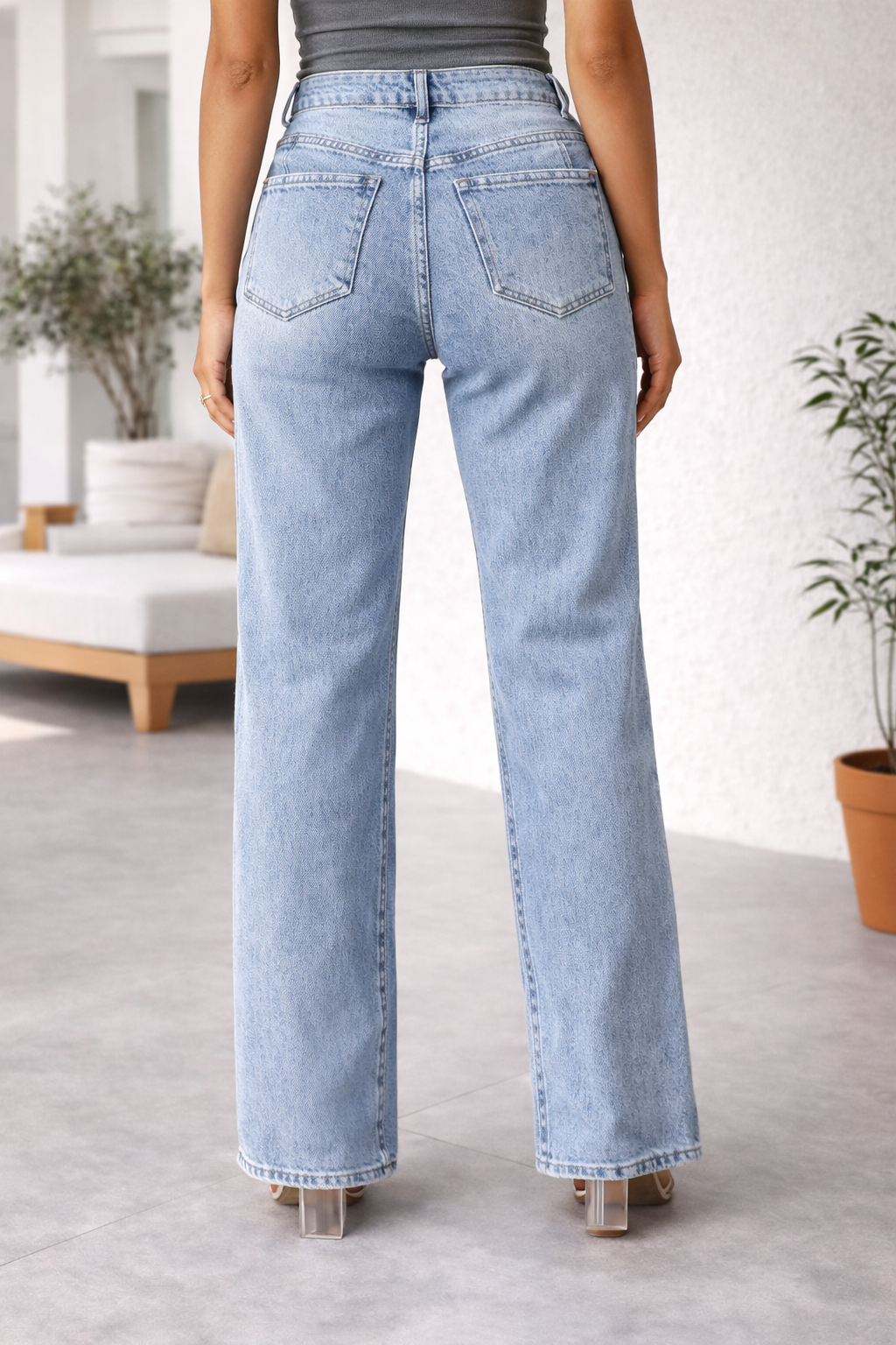 Harper | Women's Straight-Leg Jeans | High Waist · Eltrendio