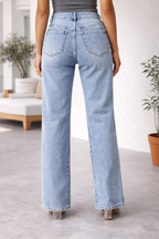 Harper | Women's Straight-Leg Jeans | High Waist · Eltrendio