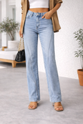 Harper | Women's Straight-Leg Jeans | High Waist · Eltrendio