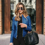 Harper | Women's Zip-Up Jacket | Faux Leather · Eltrendio
