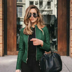 Harper | Women's Zip-Up Jacket | Faux Leather · Eltrendio
