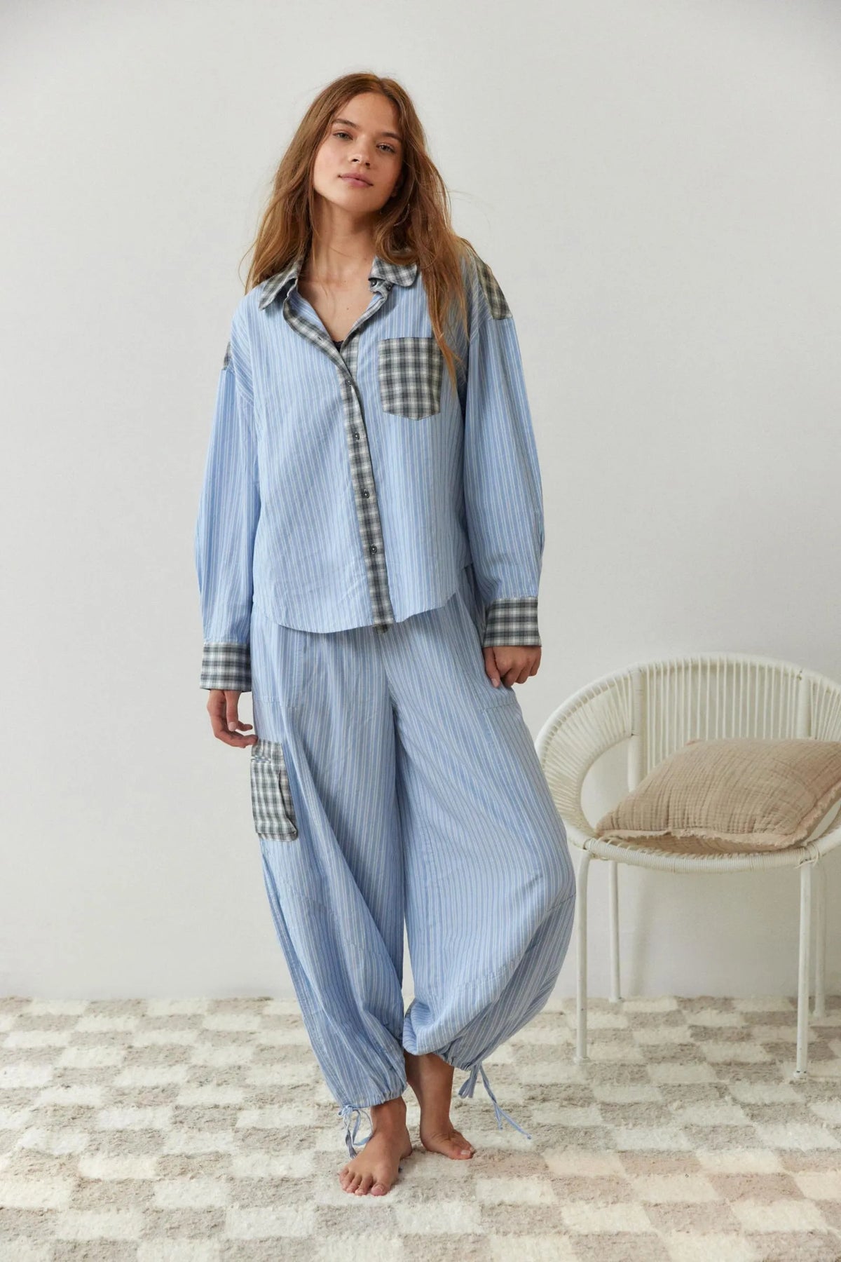 Harriet | Women's Button-Front Shirt | Chest Pocket · Eltrendio