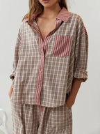 Harriet | Women's Button-Front Shirt | Chest Pocket · Eltrendio