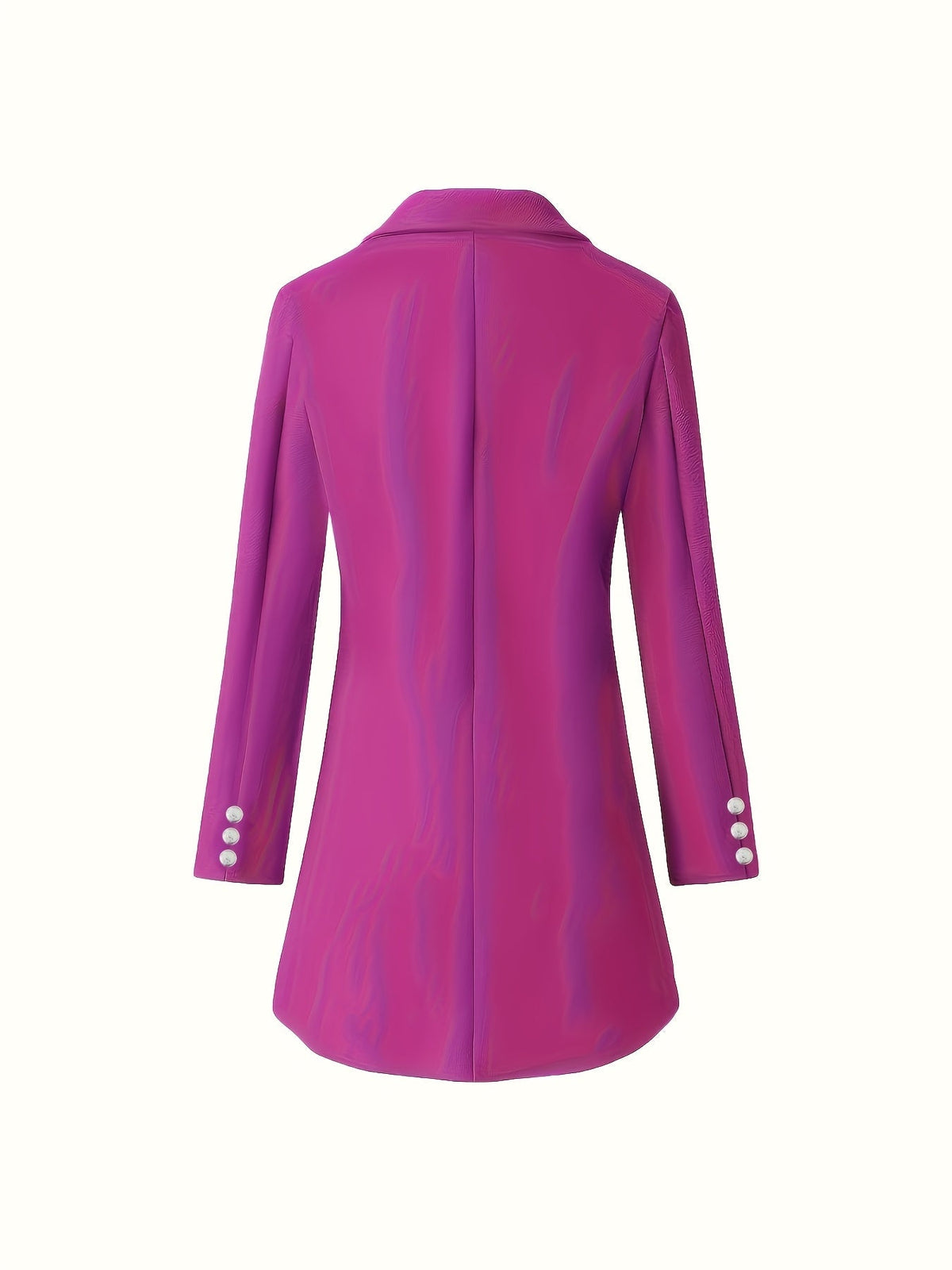 Harriet | Women's Double-Breasted Coat | Longline Lapel · Eltrendio