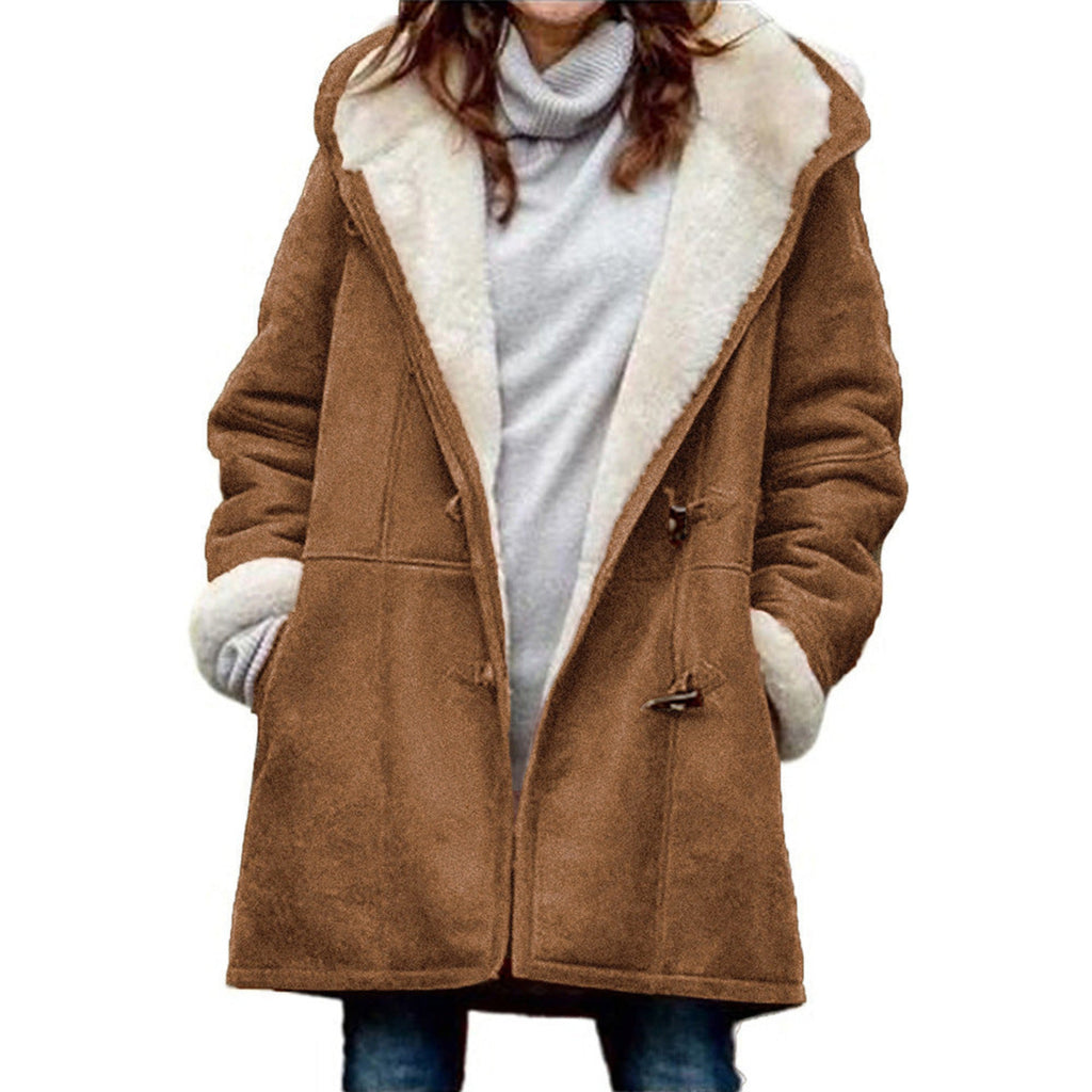 Harriet | Women's Hooded Coat | Fleece-Lined · Eltrendio