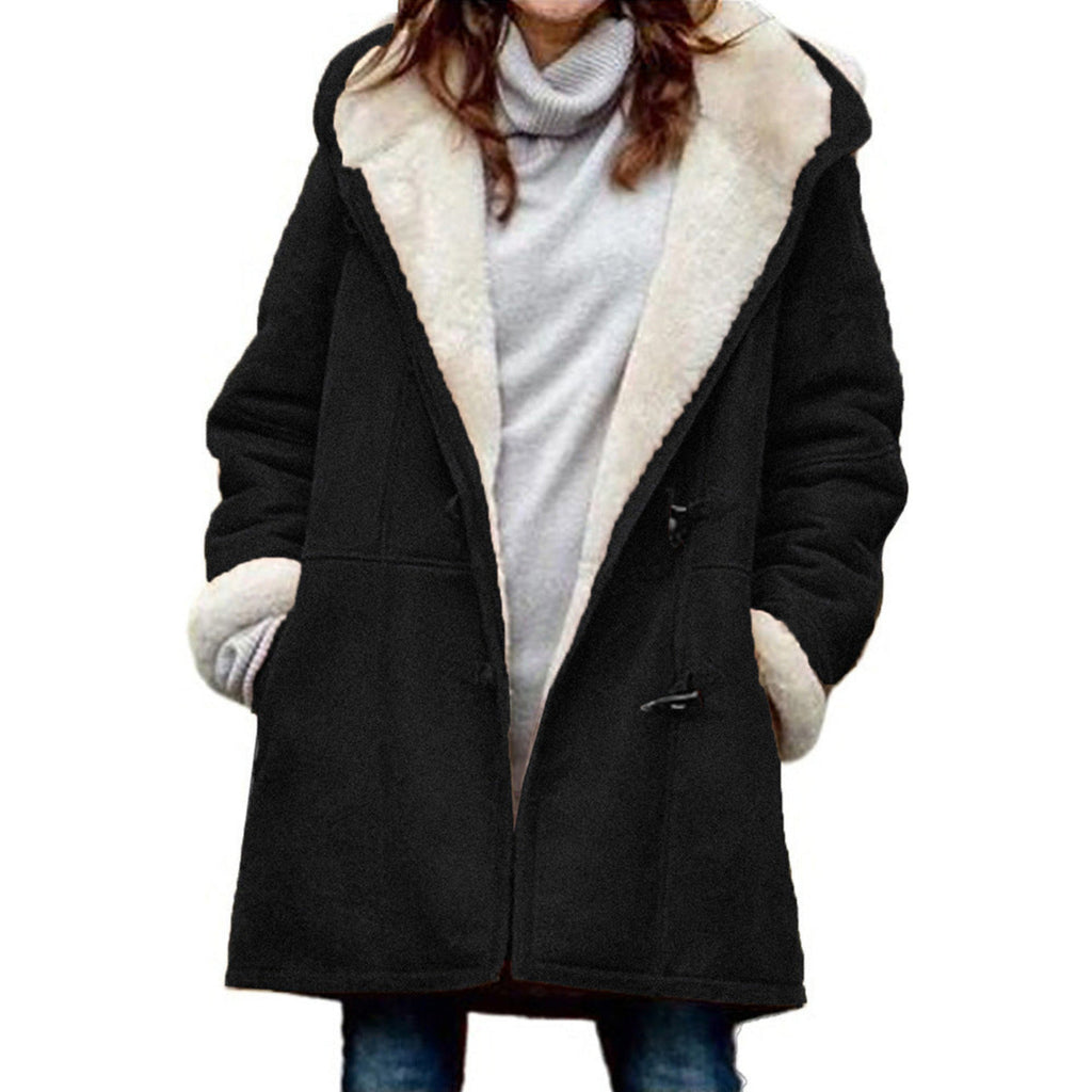 Harriet | Women's Hooded Coat | Fleece-Lined · Eltrendio