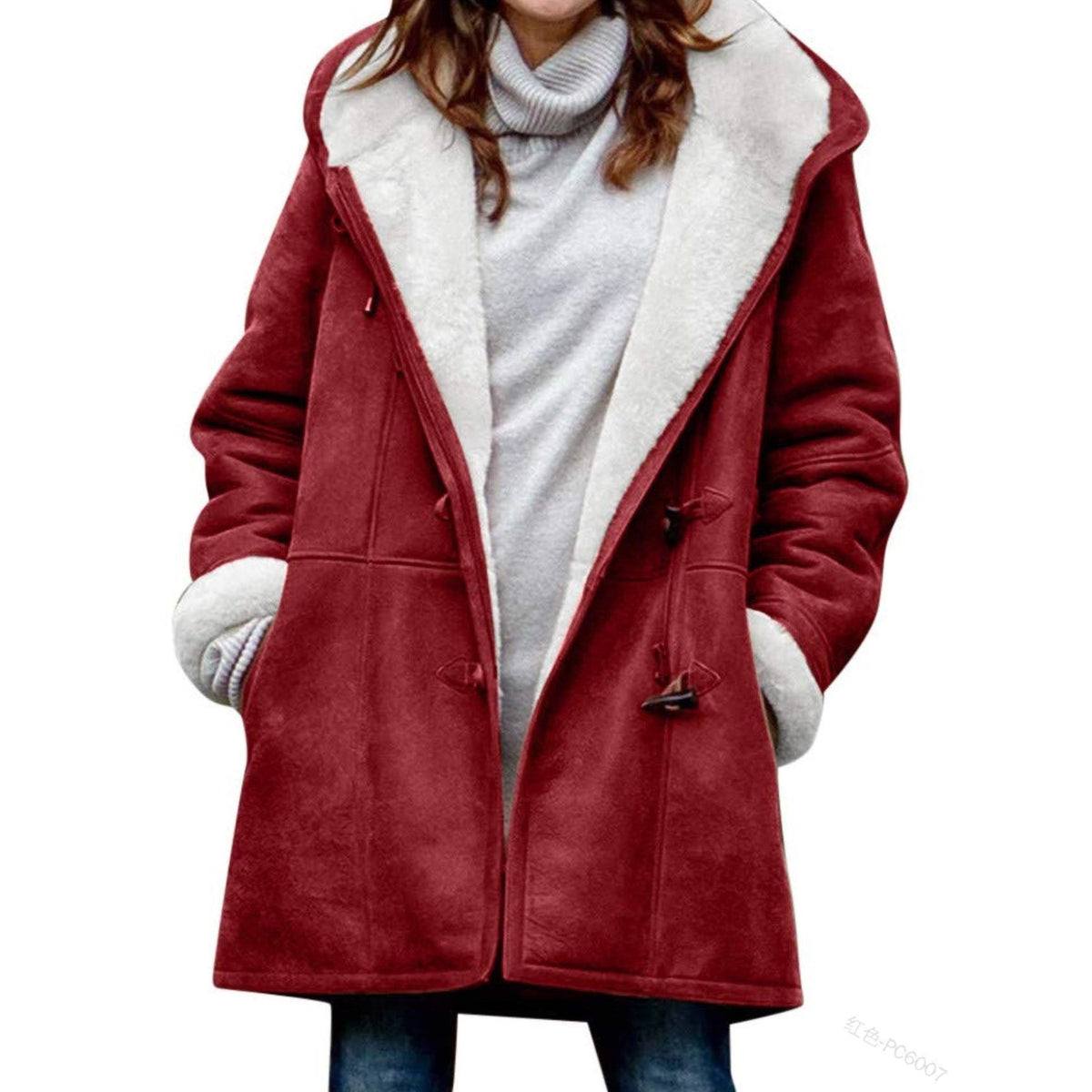 Harriet | Women's Hooded Coat | Fleece-Lined · Eltrendio