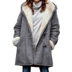 Harriet | Women's Hooded Coat | Fleece-Lined · Eltrendio