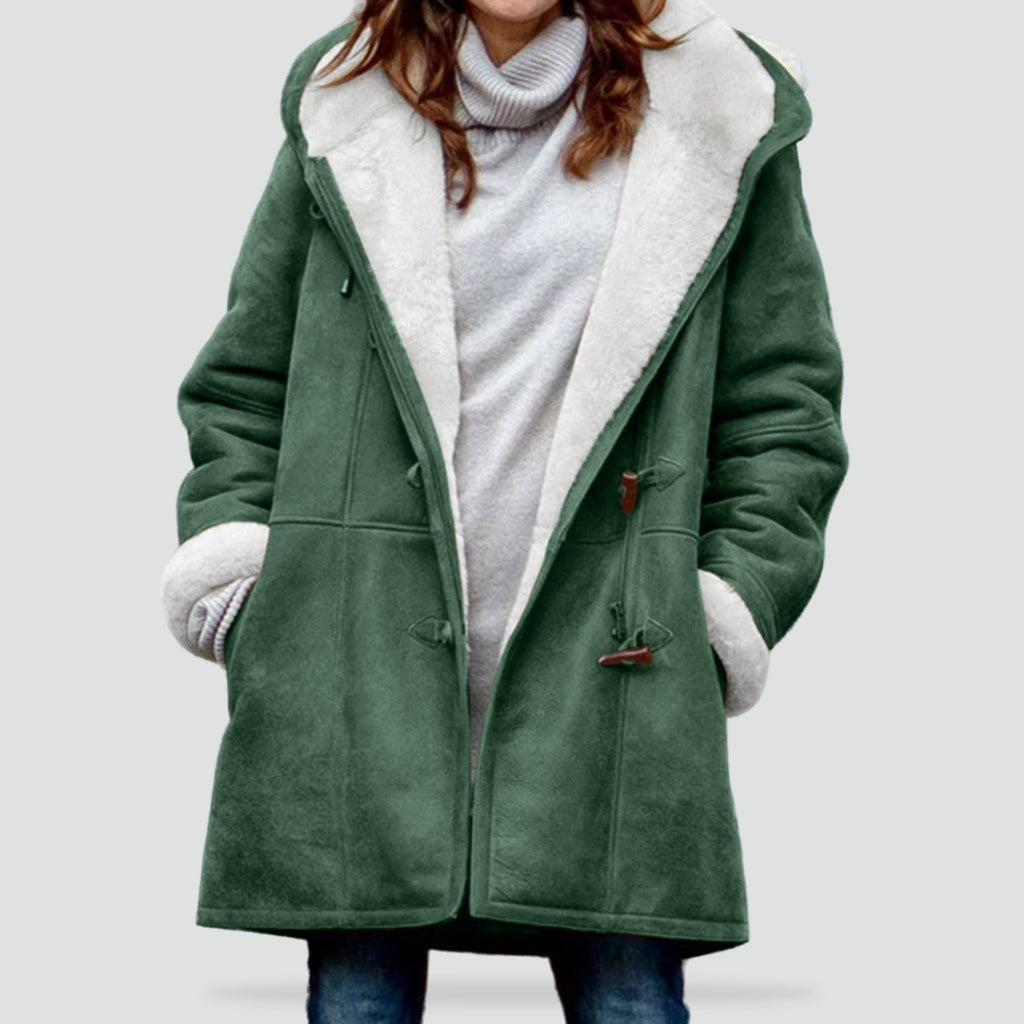 Harriet | Women's Hooded Coat | Fleece-Lined · Eltrendio