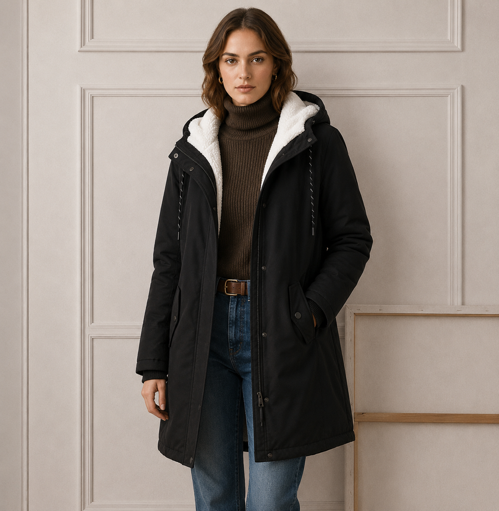 Harriet | Women's Hooded Parka | Fleece-Lined · Eltrendio