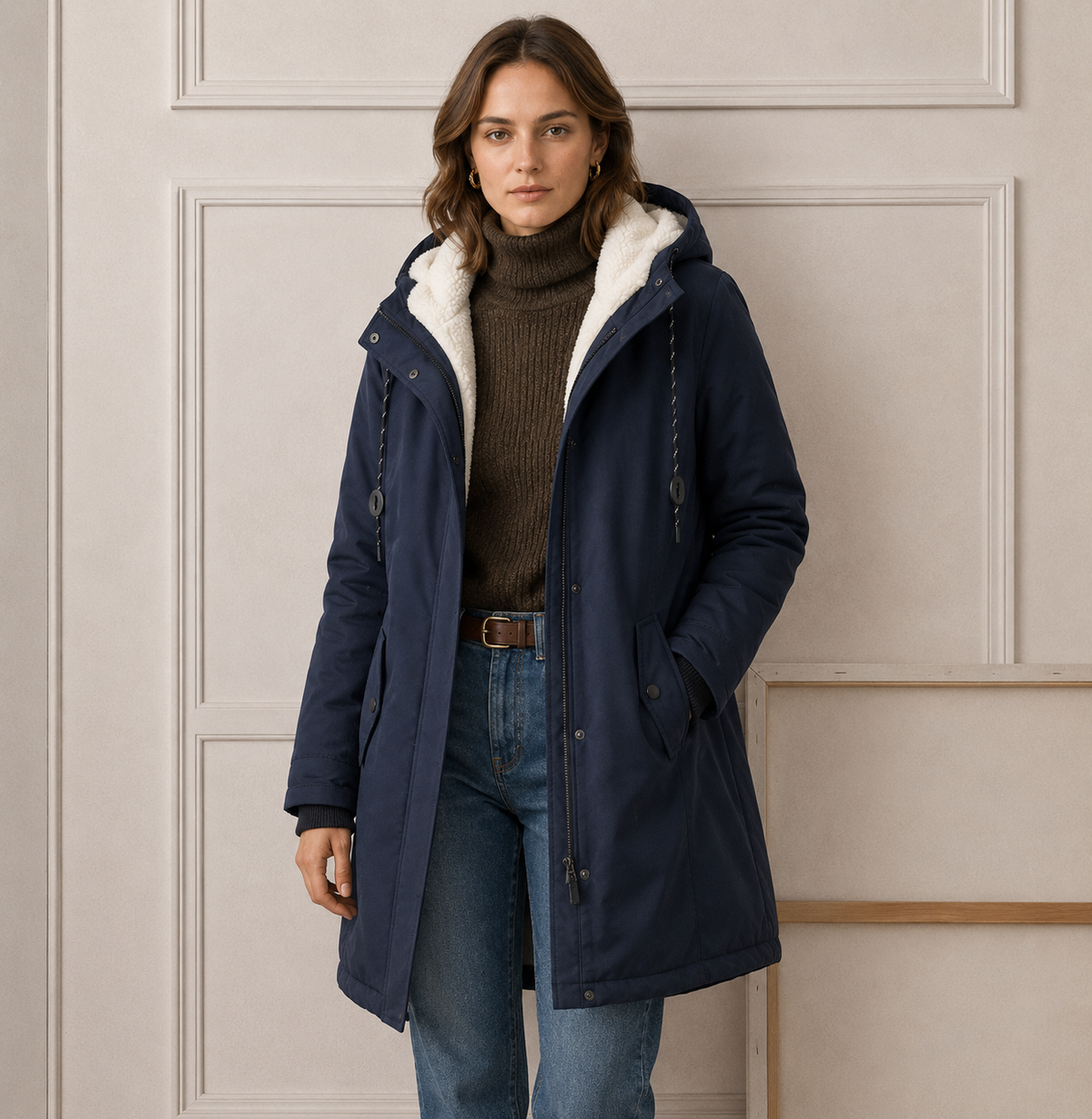 Harriet | Women's Hooded Parka | Fleece-Lined · Eltrendio