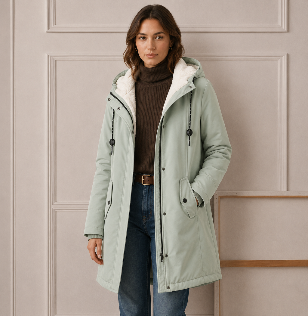 Harriet | Women's Hooded Parka | Fleece-Lined · Eltrendio