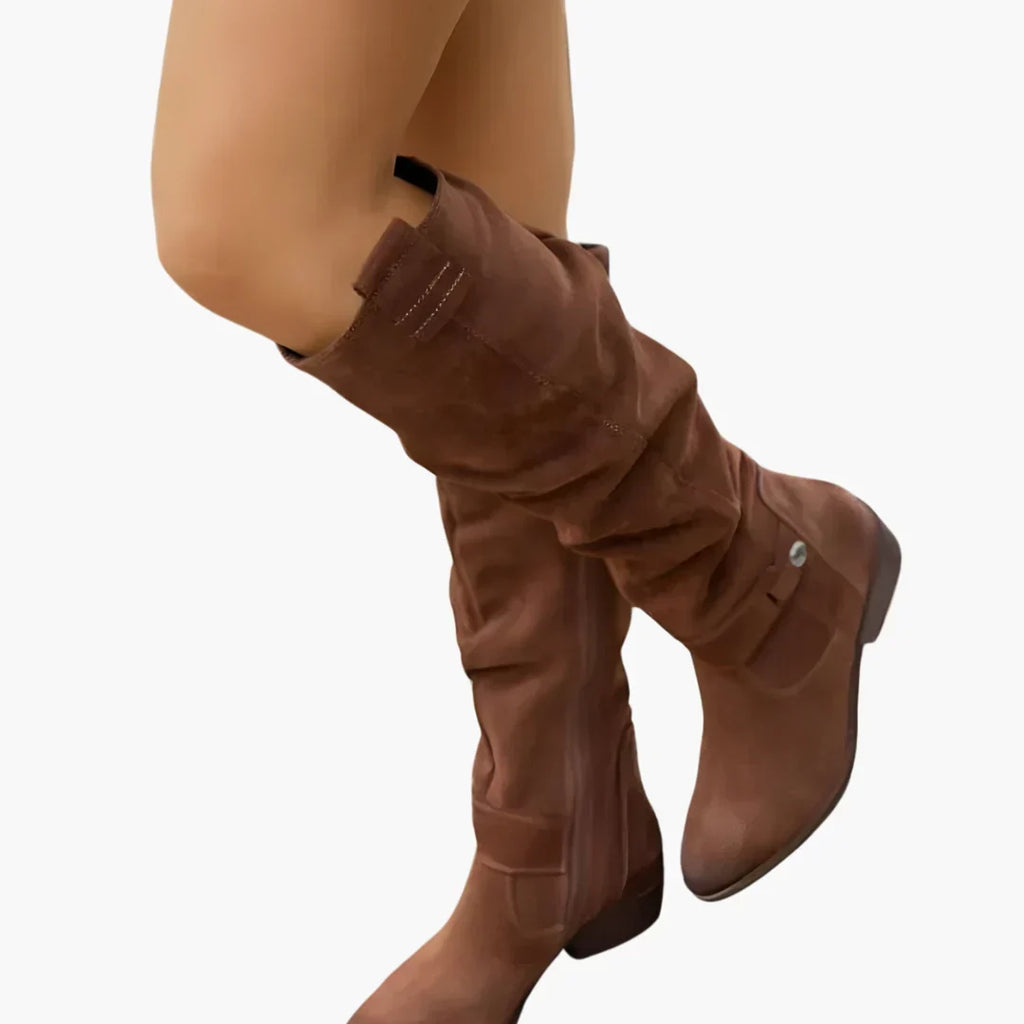 Harriet | Women's Knee-High Boots | Side Zip · Eltrendio
