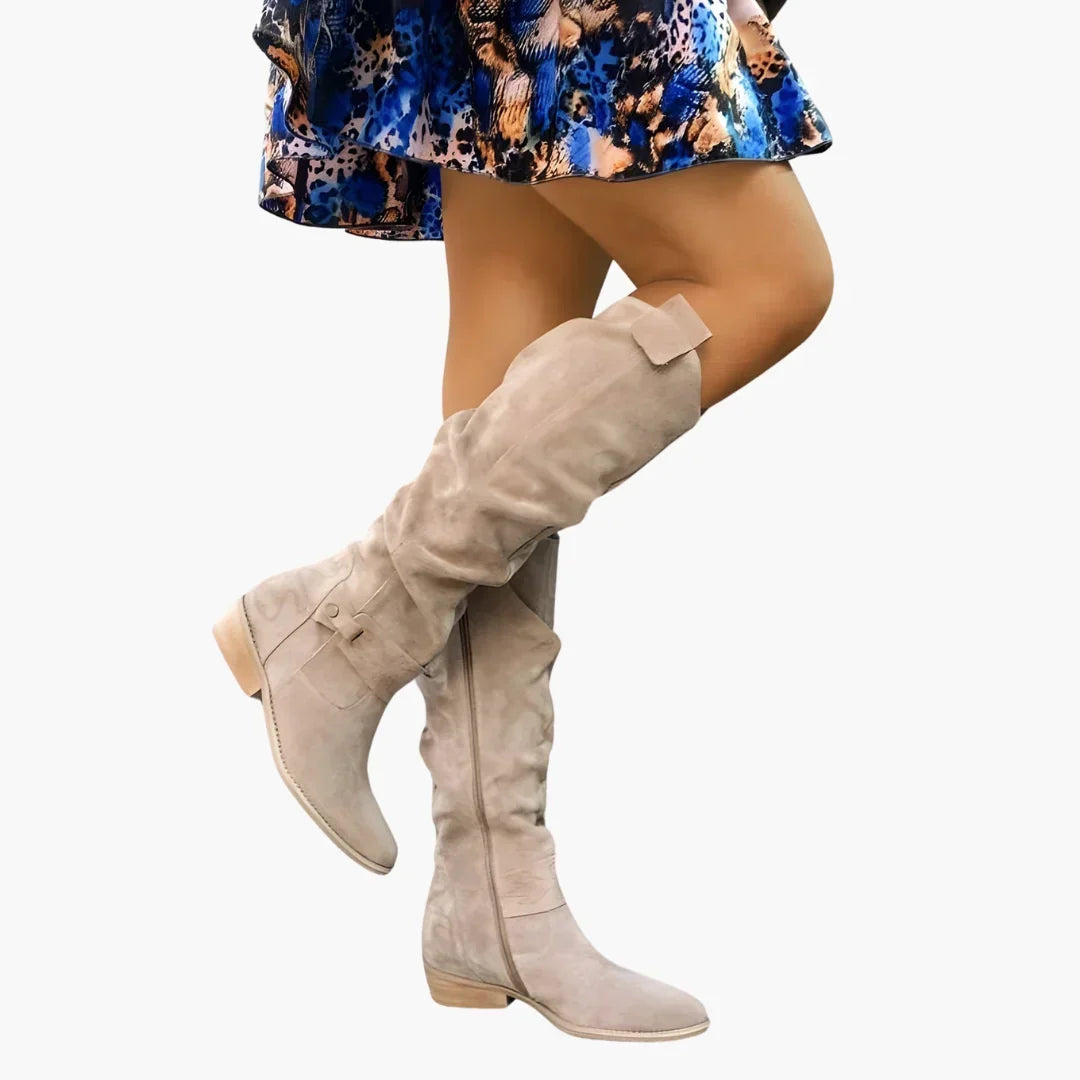 Harriet | Women's Knee-High Boots | Side Zip · Eltrendio