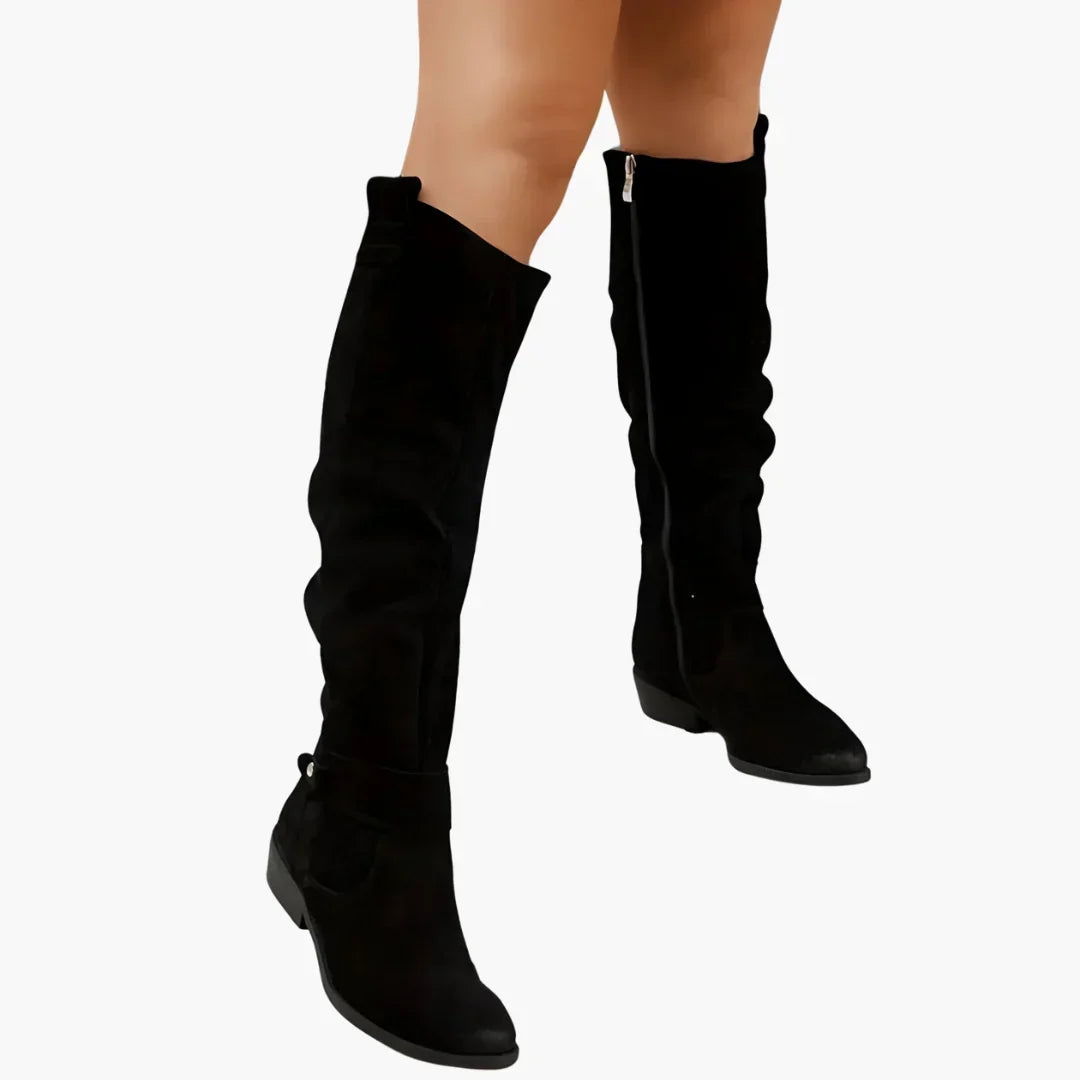 Harriet | Women's Knee-High Boots | Side Zip · Eltrendio