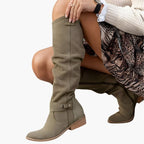 Harriet | Women's Knee-High Boots | Side Zip · Eltrendio