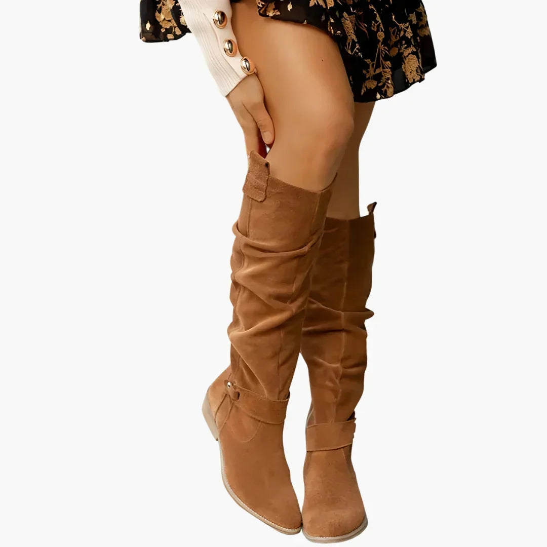 Harriet | Women's Knee-High Boots | Side Zip · Eltrendio