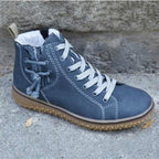 Harriet | Women's Lace-Up Ankle Boots | Fleece-Lined · Eltrendio