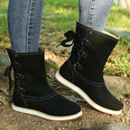 Harriet | Women's Lace-Up Boots | Mid-Calf · Eltrendio