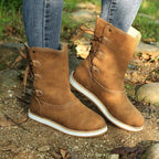 Harriet | Women's Lace-Up Boots | Mid-Calf · Eltrendio