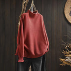 Harriet | Women's Oversized Turtleneck Jumper | Ribbed Cuffs · Eltrendio