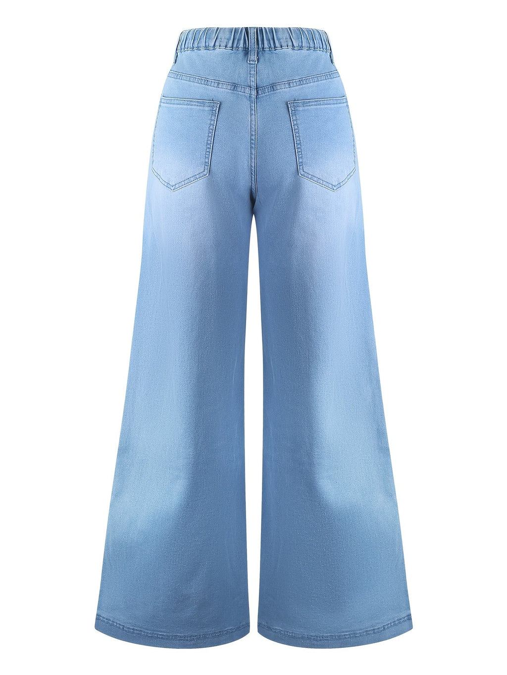 Harriet | Women's Wide-Leg Jeans | Drawstring Waist · Eltrendio