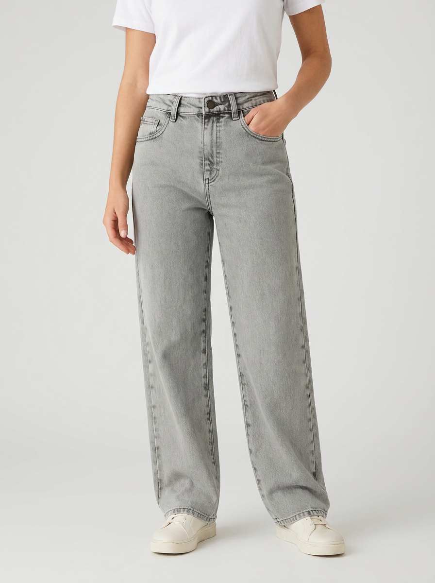 Harriet | Women's Wide-Leg Jeans | High Waisted · Eltrendio