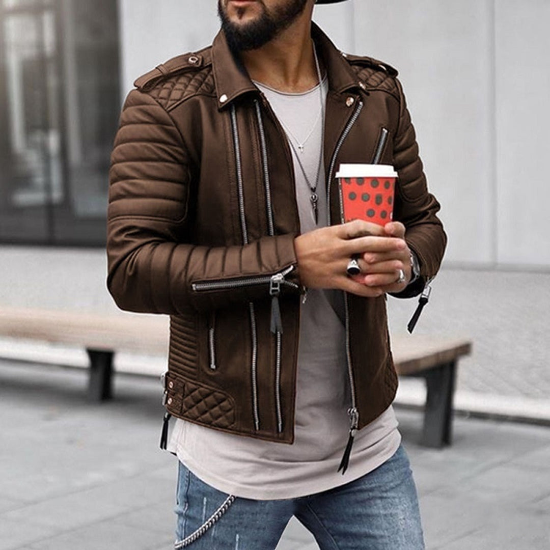 Harrison | Men's Biker Jacket | Zip-Up · Eltrendio