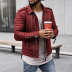 Harrison | Men's Biker Jacket | Zip-Up · Eltrendio
