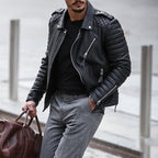 Harrison | Men's Biker Jacket | Zip-Up · Eltrendio