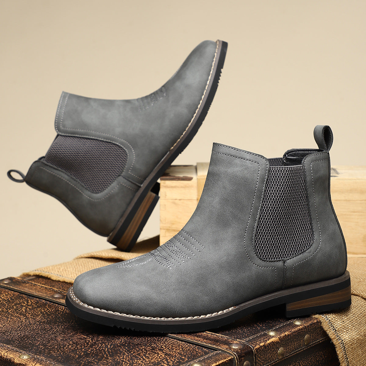 Harrison | Men's Chelsea Boots | Leather · Eltrendio