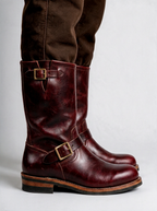Harrison | Men's Engineer Boots | Buckled Leather-Eltrendio