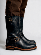 Harrison | Men's Engineer Boots | Buckled Leather-Eltrendio
