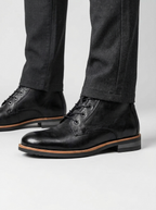 Harrison | Men's Lace-Up Ankle Boots | Leather-Eltrendio