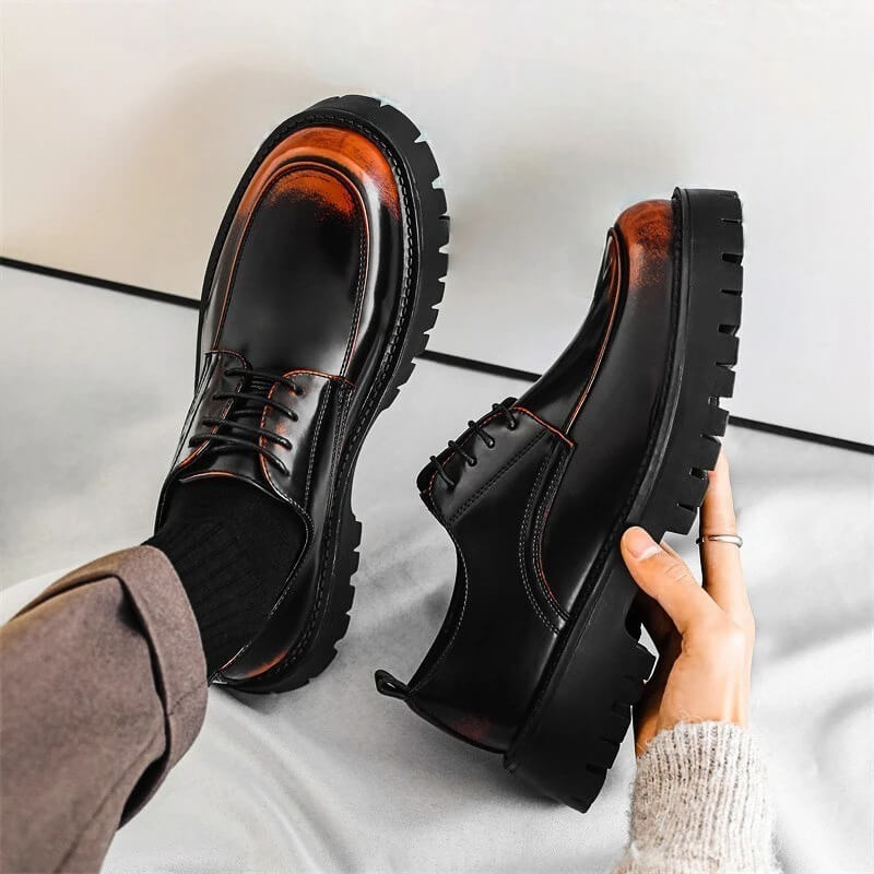 Harrison | Men's Lace-Up Shoes | Chunky Sole · Eltrendio