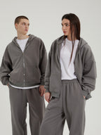 Harvey | Unisex Oversized Zip Hoodie | Fleece-Lined · Eltrendio